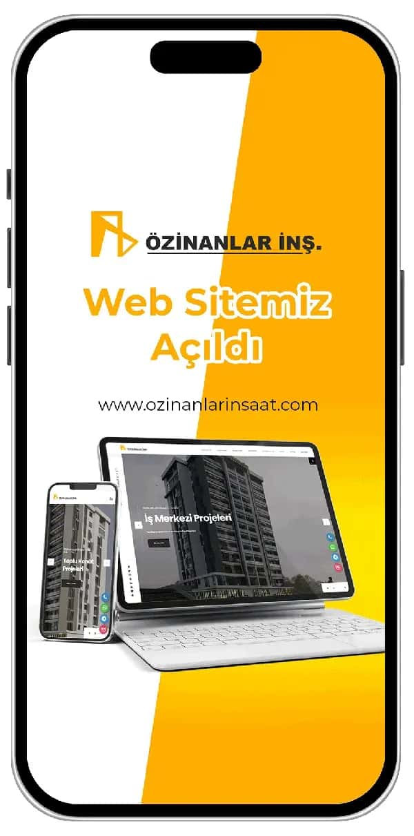 Özinanlar İnşaat — Web & Lansman